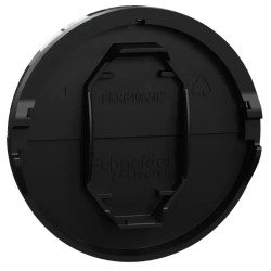 Odace 2025 - enjoliveur seul - pour bouton poussoir - porte-étiquette - noir onyx