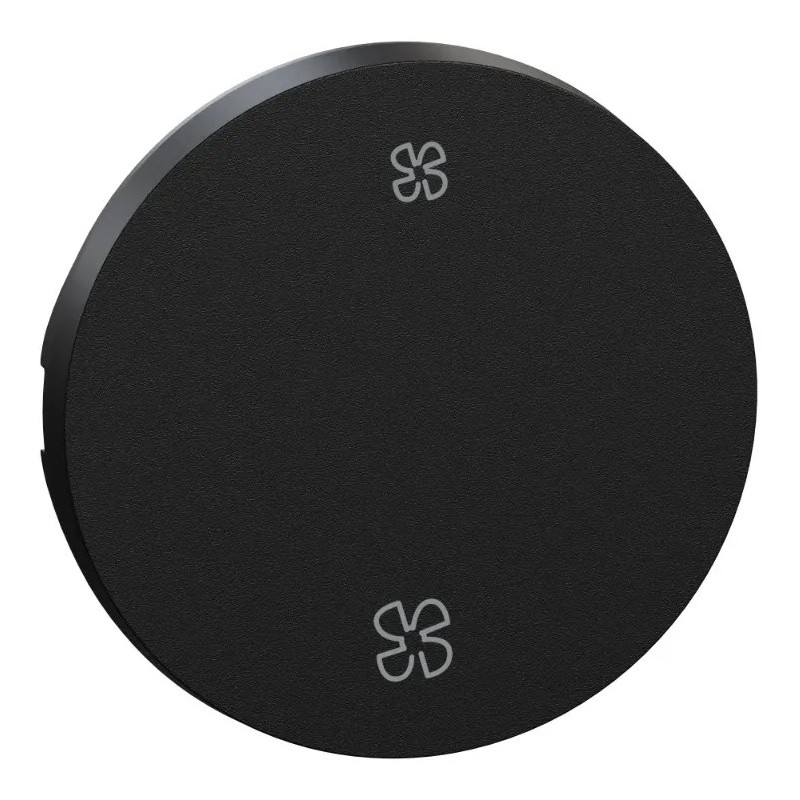 Odace 2025 - enjoliveur seul - pour va-et-vient ou poussoir - VMC - noir onyx