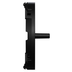 Odace 2025 - enjoliveur seul - pour double va et vient ou poussoir - ergonomie à levier - noir RAL 9005 mat