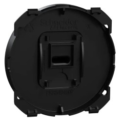 Odace 2025 - enjoliveur seul - pour va-et-vient ou poussoir à levier - noir onyx