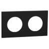 Odace 2025 - plaque de finition 2 postes - couleur Noir onyx