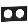 Odace Origine - plaque de finition 2 postes - couleur noir