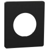 Odace Architecte - plaque de finition 1 poste - couleur Noir onyx