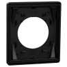 Odace Architecte - plaque de finition 1 poste - couleur Noir onyx