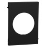 Odace Architecte - plaque de finition centrale - couleur Noir onyx