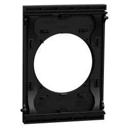 Odace Architecte - plaque de finition centrale - couleur Noir onyx