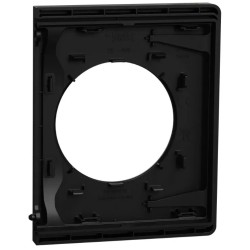 Odace Architecte - plaque de finition latérale - couleur Noir onyx