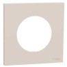 Odace - plaque de finition - beige sable - 1 poste - H87,5mm x L87,5mm x P11,7mm