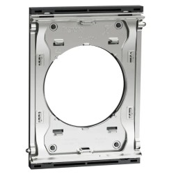 Odace Architecte - plaque de finition centrale - effet Perle Noire