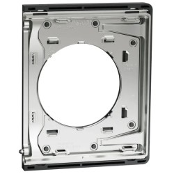 Odace Architecte - plaque de finition latérale - effet Perle Noire