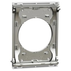 Odace Architecte - plaque de finition centrale - effet Céramique Blanc