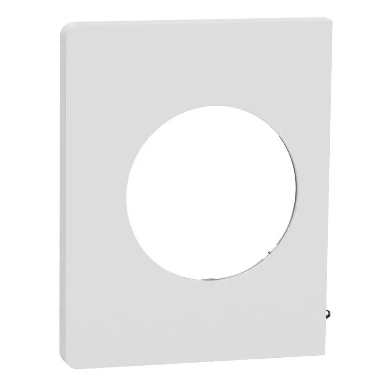 Odace Architecte - plaque de finition latérale - effet Céramique Blanc