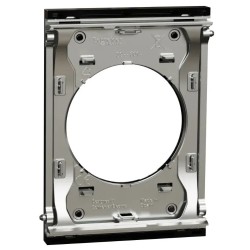 Odace Architecte - plaque de finition centrale - Noir émaillé