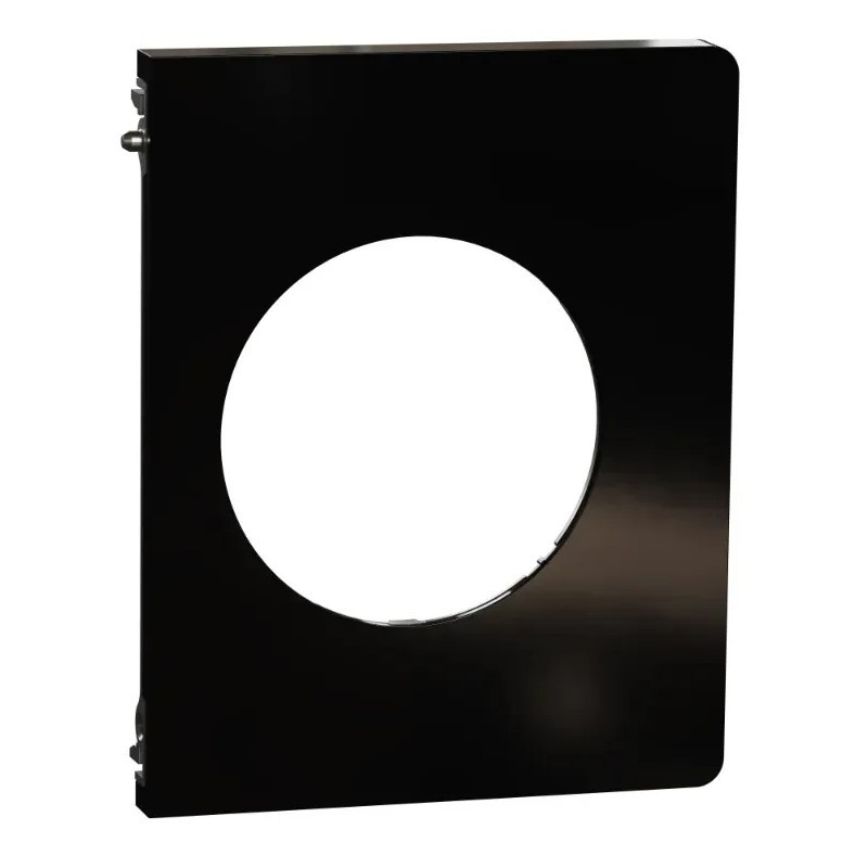 Odace Architecte - plaque de finition latérale - Noir émaillé