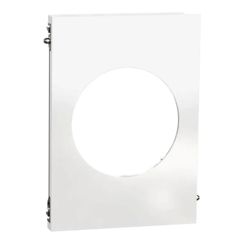 Odace Architecte - plaque de finition centrale - Blanc émaillé