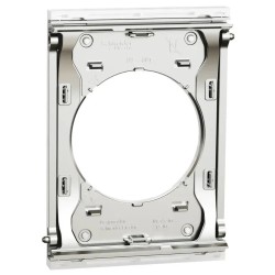 Odace Architecte - plaque de finition centrale - Blanc émaillé