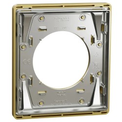 Odace Architecte - plaque de finition 1 poste - effet Laiton