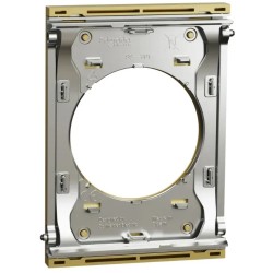 Odace Architecte - plaque de finition centrale - effet Laiton