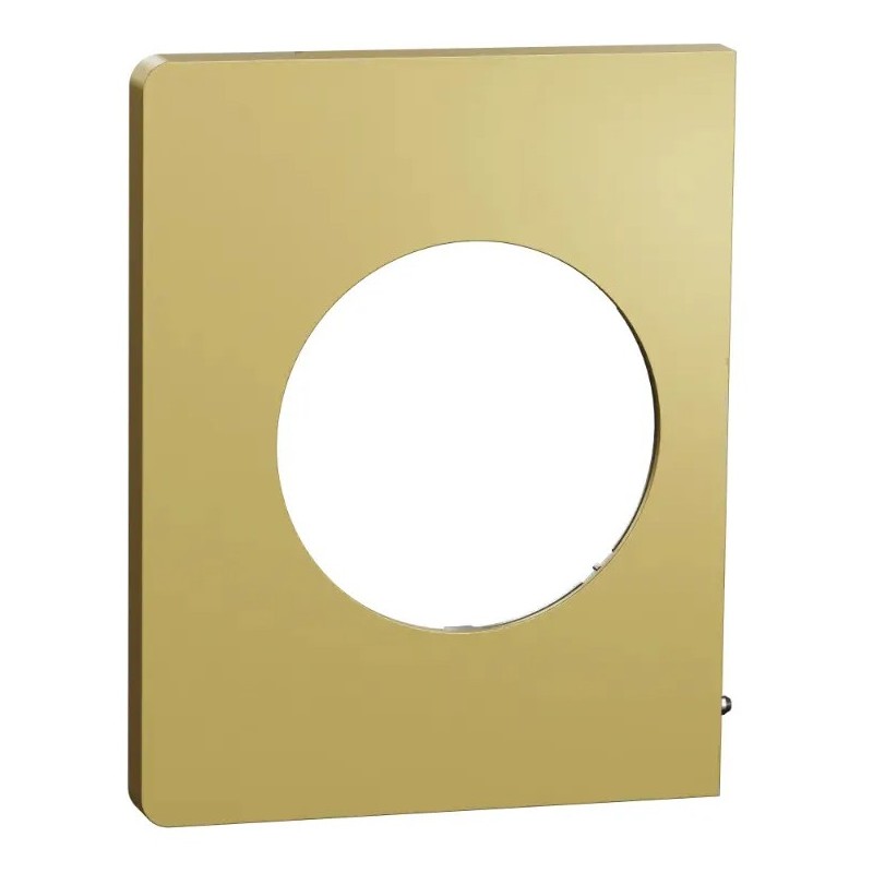 Odace Architecte - plaque de finition latérale - effet Laiton