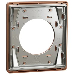 Odace Architecte - plaque de finition 1 poste - effet Cuivre