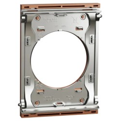 Odace Architecte - plaque de finition centrale - effet Cuivre