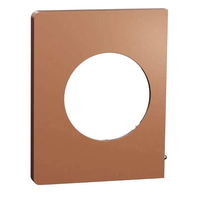 Odace Architecte - plaque de finition latérale - effet Cuivre