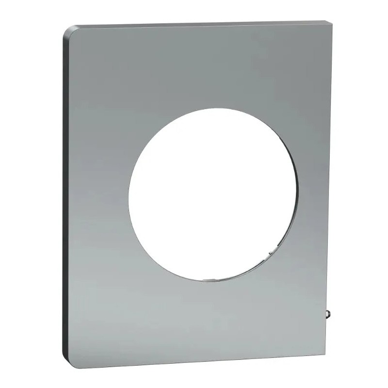 Odace Architecte - plaque de finition latérale - effet Titane