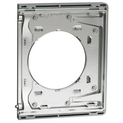 Odace Architecte - plaque de finition latérale - effet Titane