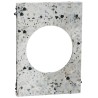 Odace Architecte - plaque de finition centrale - effet Terrazzo
