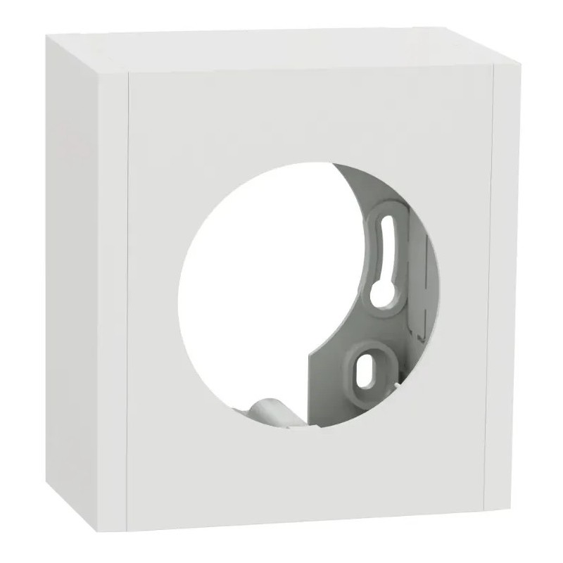 Odace - boîte pour montage en saillie - 1 poste associable - blanc craie