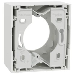 Odace - boîte pour montage en saillie - 1 poste associable - blanc craie