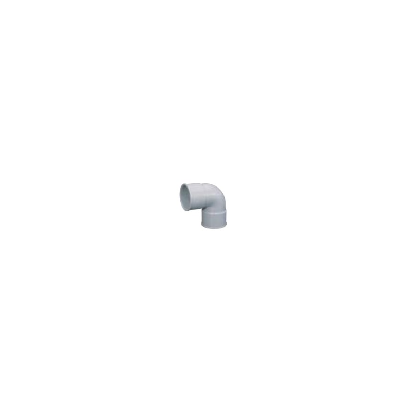 Raccord PVC femelle/femelle — coude 87°30