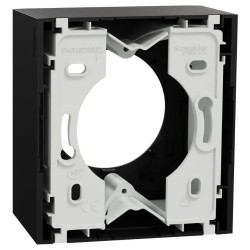 Odace - boîte pour montage en saillie - 1 poste associable - noir onyx