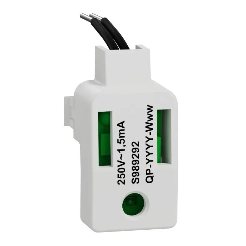 Odace - LED verte 1,5mA 250V à câbler - localisat/témoin - forte luminosité