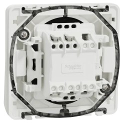 Mureva Styl - Va et vient - composable - IP55 - IK08 - connexion auto - blanc