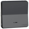 Mureva Styl - Bouton poussoir lumineux LED - composable - IP55 - IK08 - gris