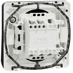 Mureva Styl - Bouton poussoir - composable - IP55 - IK08 - connexion auto - gris