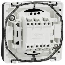 Mureva Styl - Double va et vient - composable - IP55 -IK08-connexion auto - gris