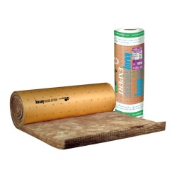 Panneau roulé de laine de...