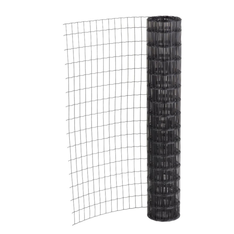 Grillage soudé – Maille 100 x 50 mm – Hauteur 1.2 m - Fil Ø 2,1 mm – Rouleau 25 m – Gris
