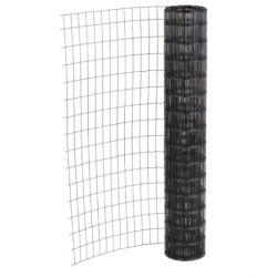 Grillage soudé – Maille 100 x 50 mm – Hauteur 1.2 m - Fil Ø 2,1 mm – Rouleau 25 m – Gris