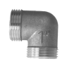 Coude Mâle a Visser Chrome
