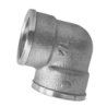 COUDE DOUBLE FEMELLE 15X21 CHROME