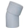 Raccord PVC mâle/femelle — coude 22°