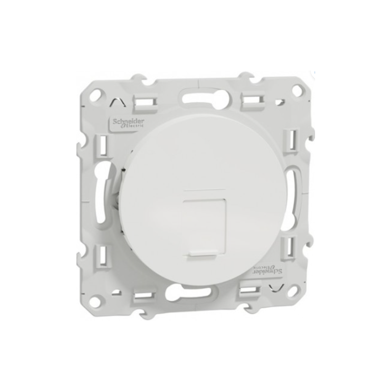 Odace 2011 - prise RJ45 cat.6 STP - grade 2TV min à grade 3TV - blanc