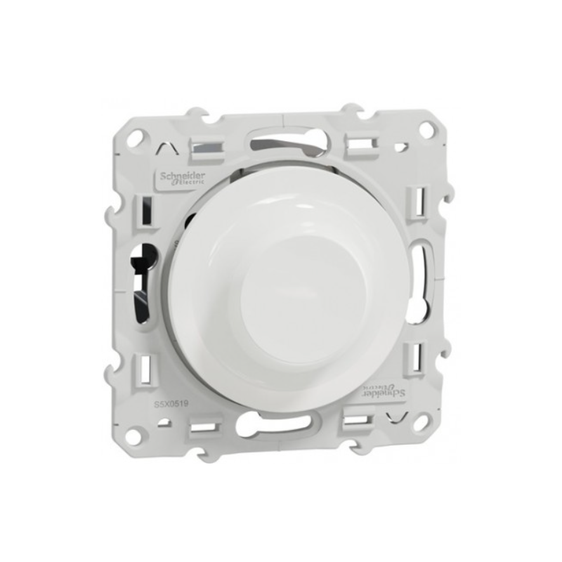 Odace 2011 - Variateur de lumière universel en 2 ou 3 fils 3W 100W (LED) - blanc