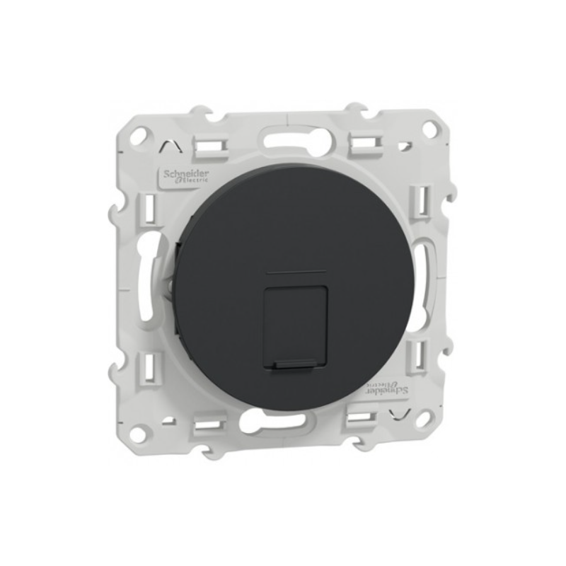 Odace 2011 - prise RJ45 cat.6 STP - grade 2TV min à grade 3TV - anthr