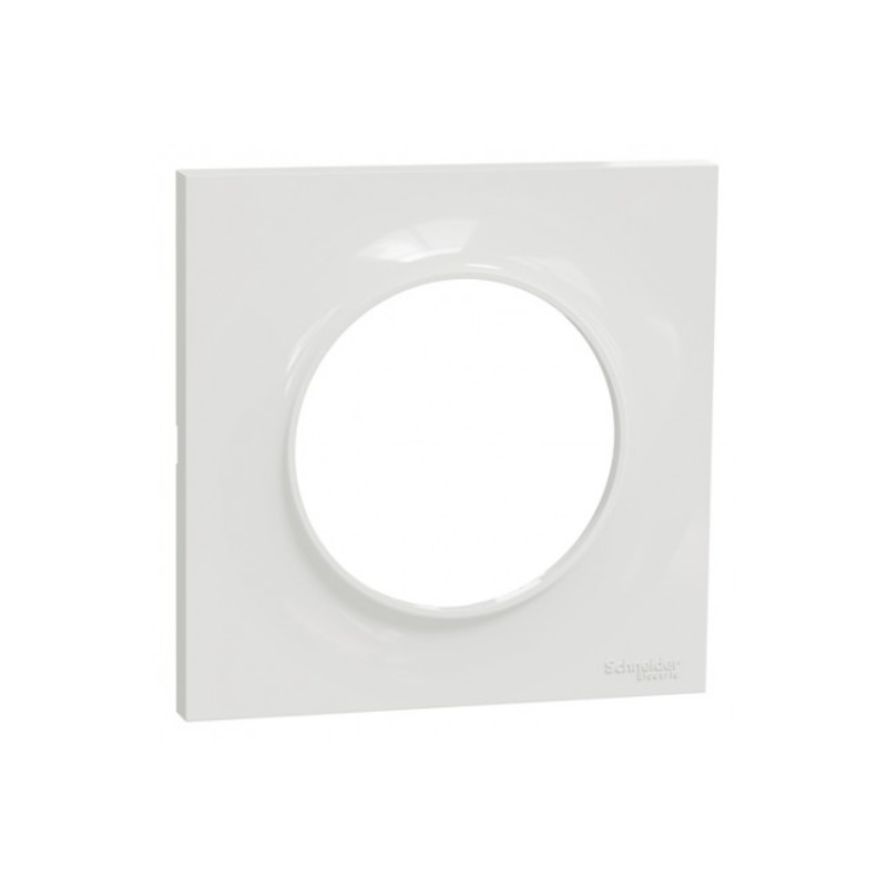 Odace 2011 Styl - plaque 1 poste blanc