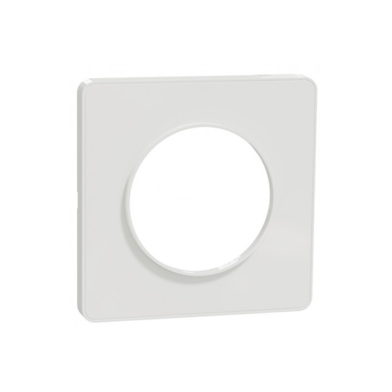 Odace 2011 Touch - plaque 1 poste blanc