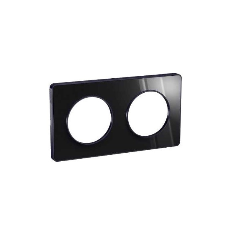 Odace 2011 Touch -  plaque 2 postes H/V 71mm anthracite